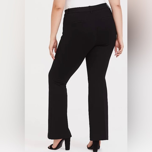 TORRID STUDIO SIGNATURE PREMIUM PONTE STRETCH TROUSER - BLACK SZ 24S - Picture 3 of 13